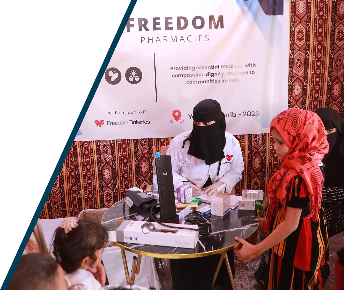 Freedom Pharmacies clinic in Yemen